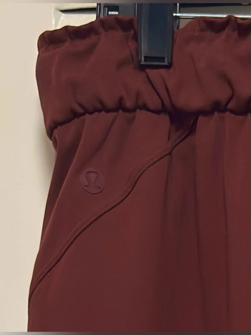 LULULEMON Stretch High-Rise Jogger  7/8 Length Women's Size 12 Burgundy Maroon